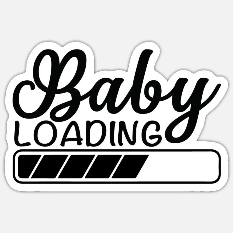 Baby Loading Sticker Größe S (10 x 10 cm)