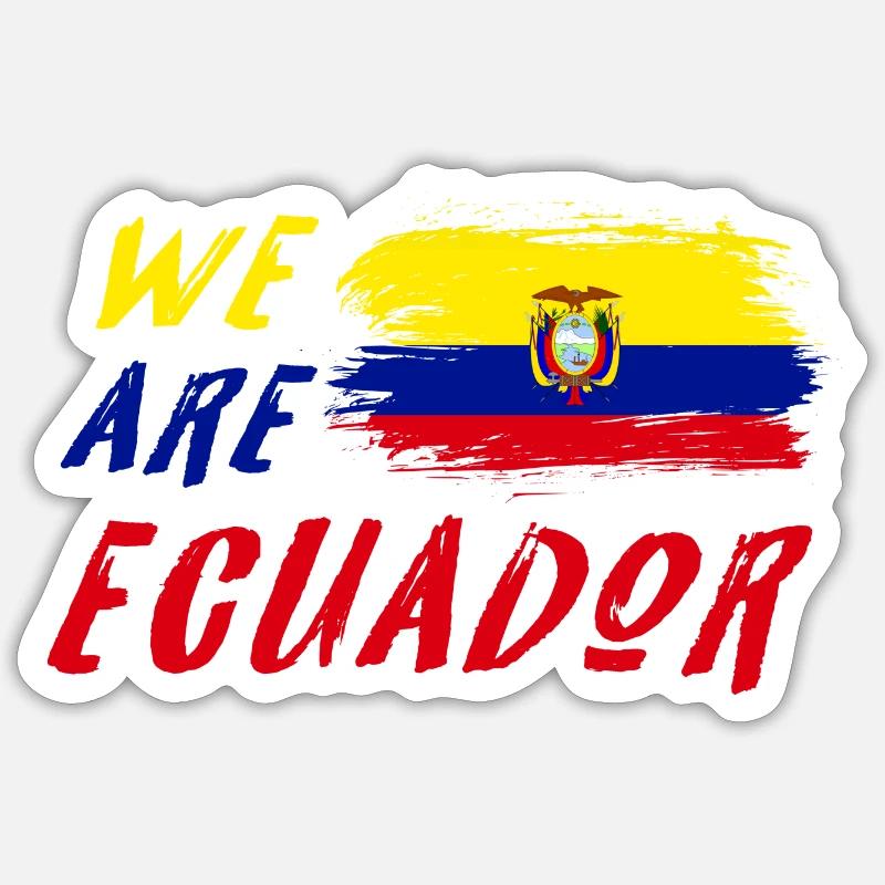 We are Ecuador Sticker size S (10 x 10 cm)