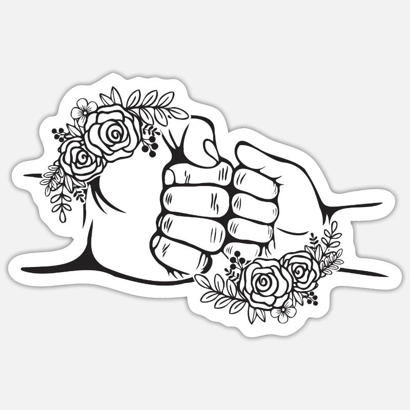 Sticker størrelse S (10 x 10 cm) - 