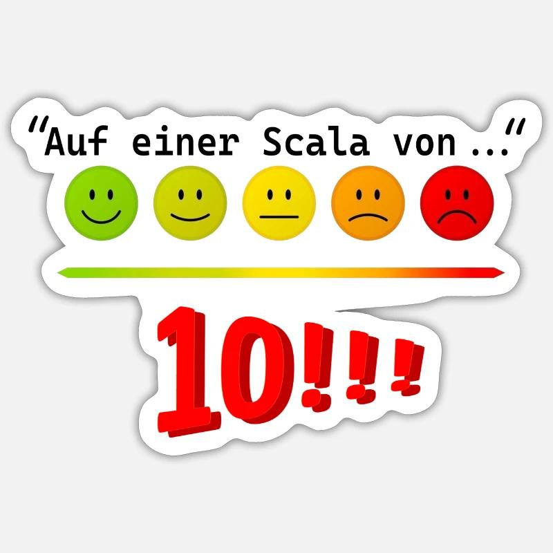 Sticker Größe S (10 x 10 cm) - 