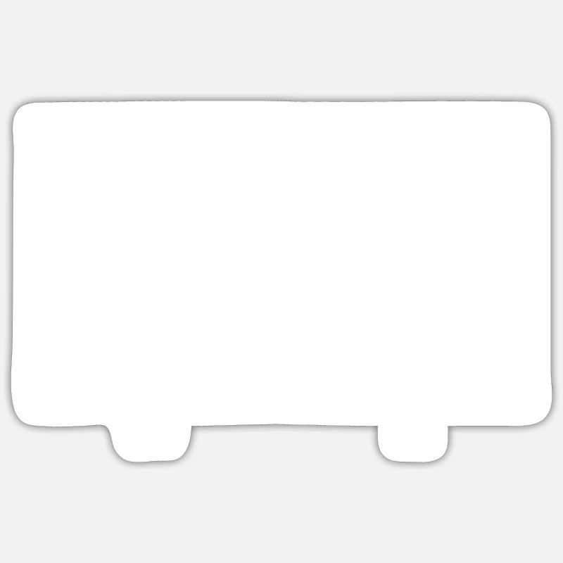 Toi - Moi - Chat - Sticker taille S (10 x 10 cm) - blanc mat