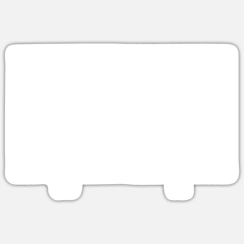 Toi - Moi - Chat mignon - Sticker taille S (10 x 10 cm) - blanc mat