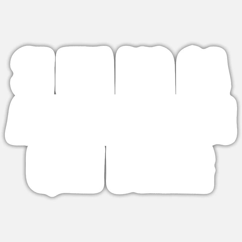 si tu lis ça - Sticker taille S (10 x 10 cm) - blanc mat