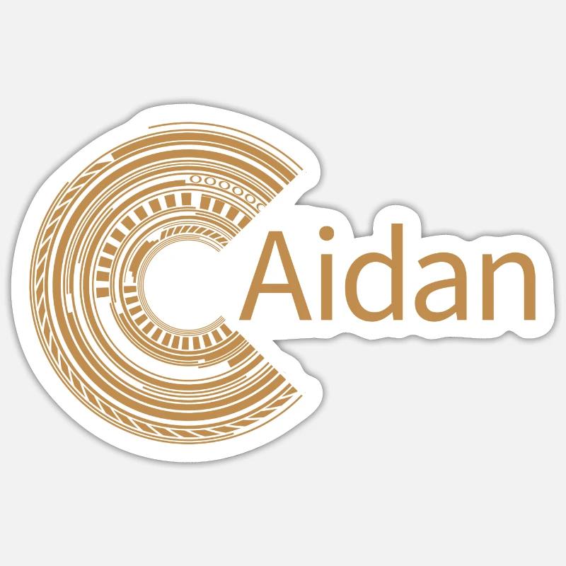 For Aidan - Sticker size S (10 x 10 cm) - white matte