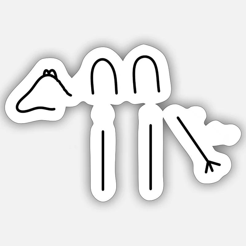 Sticker Größe S (10 x 10 cm) - 