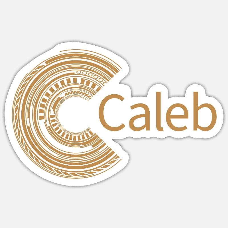 For Caleb Sticker size S (10 x 10 cm)