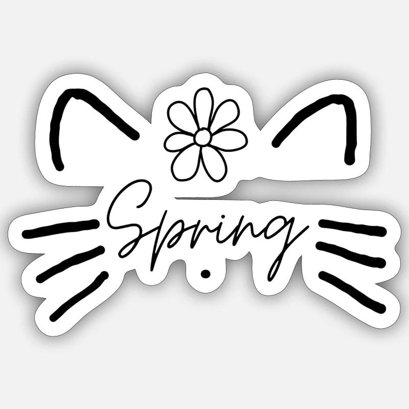 Spring Sticker size S (10 x 10 cm)