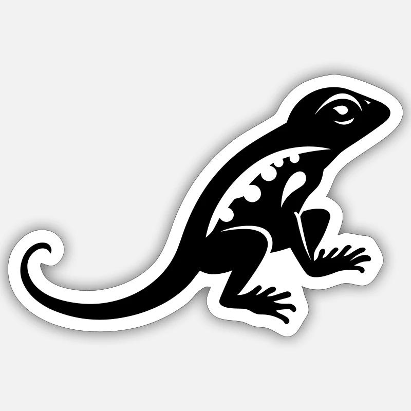 Lézard Sticker taille S (10 x 10 cm)