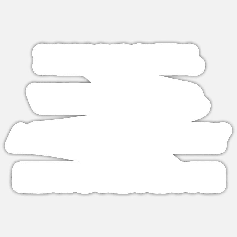 Travail Dire Travail - Sticker taille S (10 x 10 cm) - blanc mat