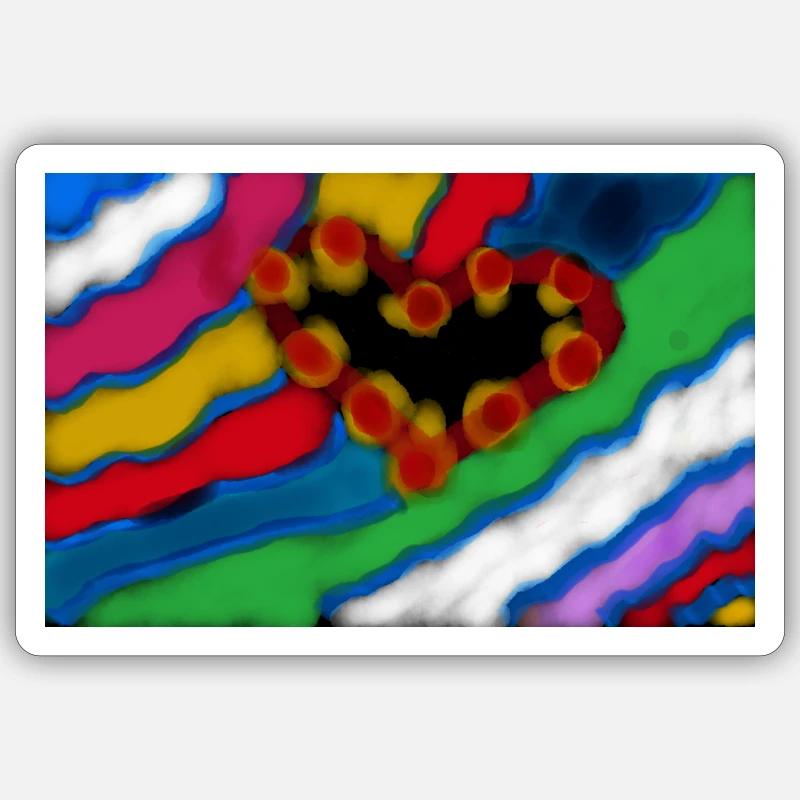 ÊTRE LIBRE Sticker taille S (10 x 10 cm)