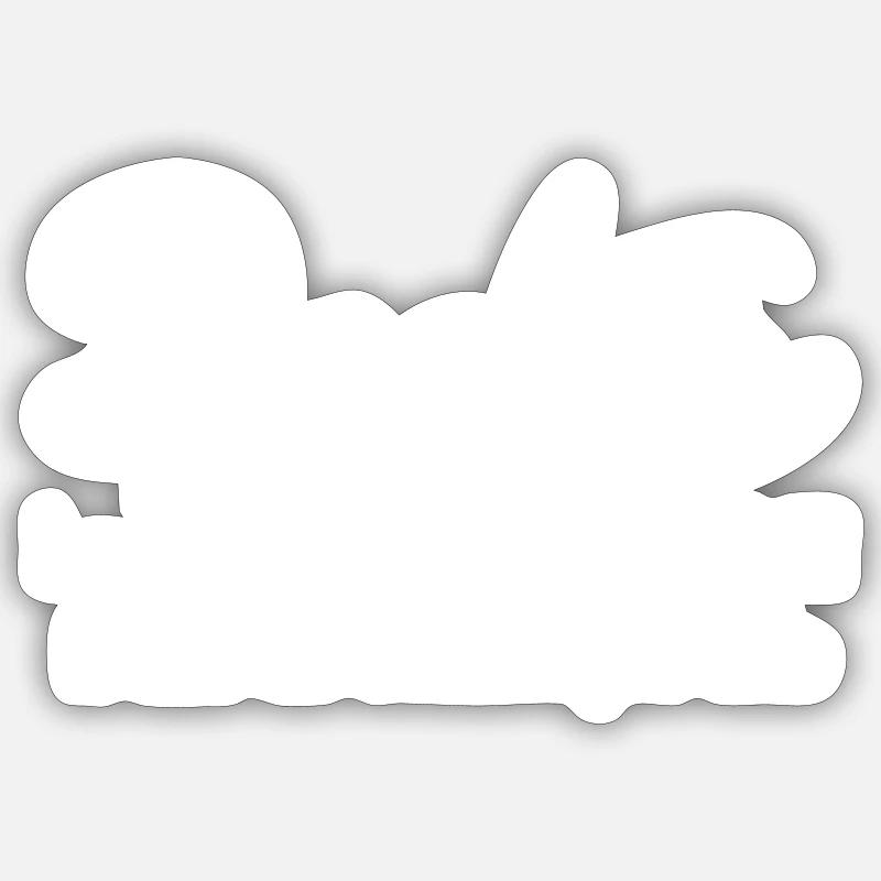 Ärztin - Sticker Größe S (10 x 10 cm) - Mattweiß