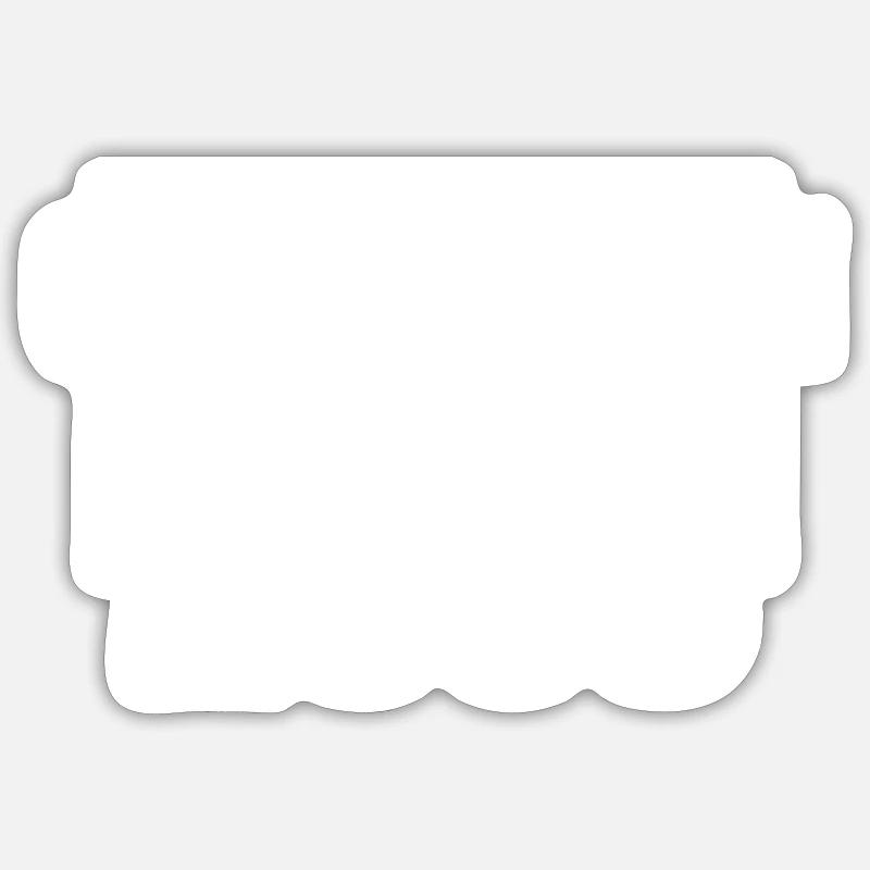 Ehefrau 2000 - Sticker Größe S (10 x 10 cm) - Mattweiß
