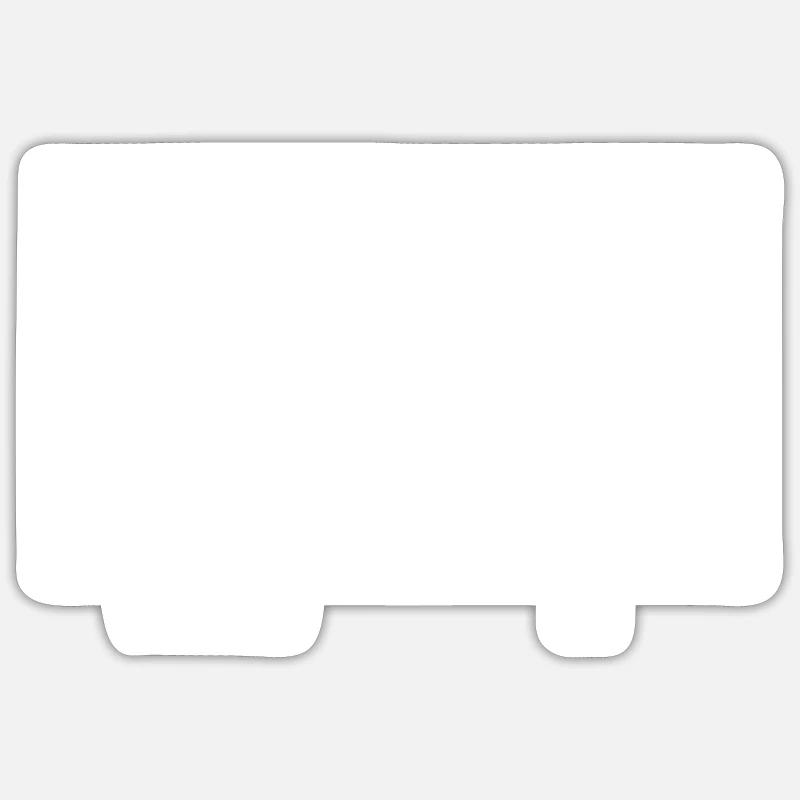 Dein Vater - Ich - Golf - Sticker Größe S (10 x 10 cm) - Mattweiß
