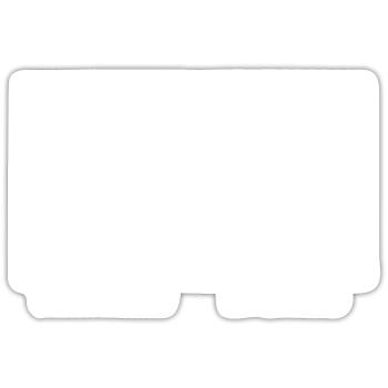 Ihr Mann - Mein Mann - Basketball Mann Dunk - Sticker Größe S (10 x 10 cm) - Mattweiß - Vorne