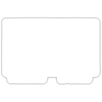 Her Husband - My Husband - Basketball Dotted - Sticker size S (10 x 10 cm) - white matte - Front