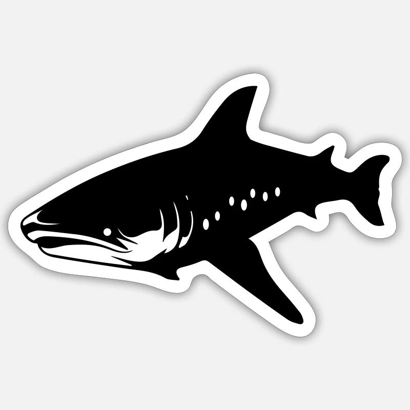 requin-baleine Sticker taille S (10 x 10 cm)