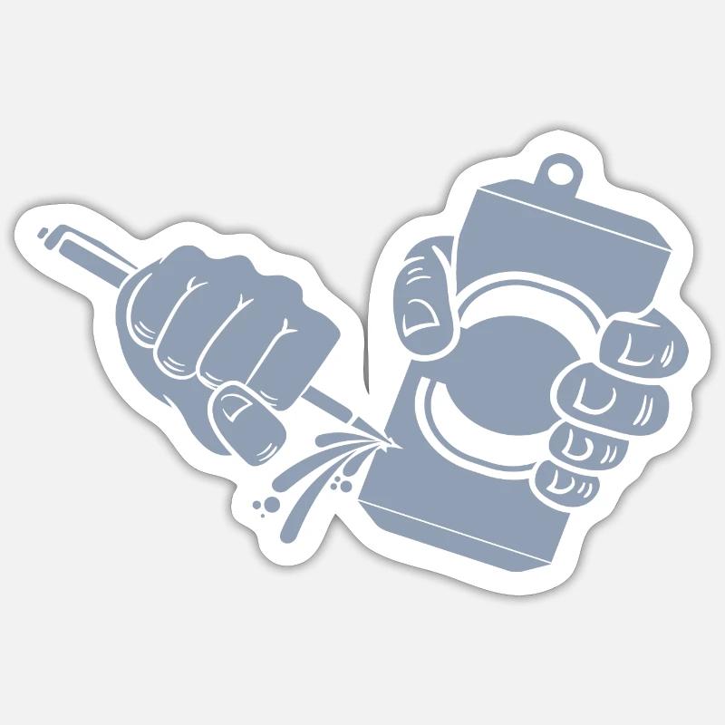 Sticker Größe S (10 x 10 cm) - 