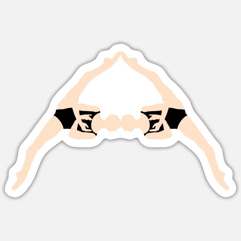 ABC - Sticker taille S (10 x 10 cm) - blanc mat