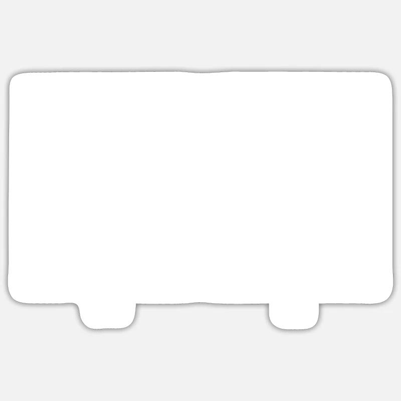 Vous - Moi - Combat de boxe - Sticker taille S (10 x 10 cm) - blanc mat