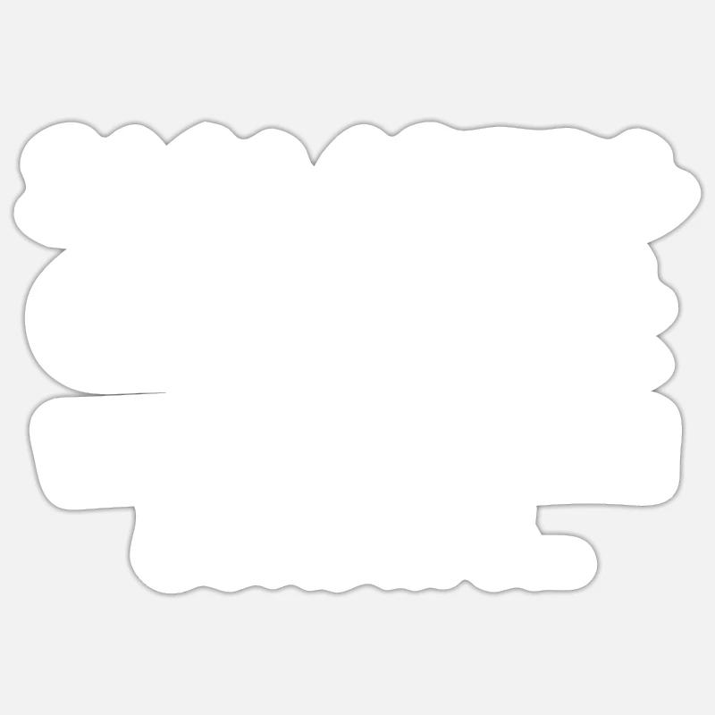 Sarcastic comment loading - Sticker taille S (10 x 10 cm) - blanc mat