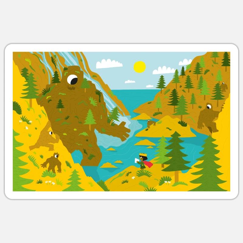 Sticker Größe S (10 x 10 cm) - 