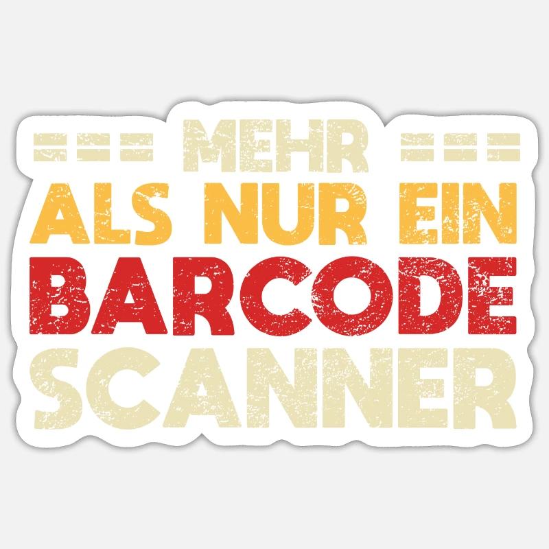 Mehr Als Nur Ein Barcode-Scanner Sticker Größe S (10 x 10 cm)