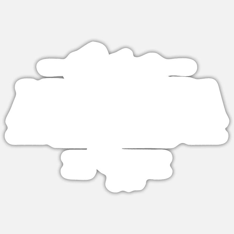 Alberta - Canada - Orignal - Sticker taille S (10 x 10 cm) - blanc mat