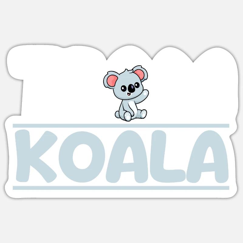 Koala Ours Koala Sticker taille S (10 x 10 cm)