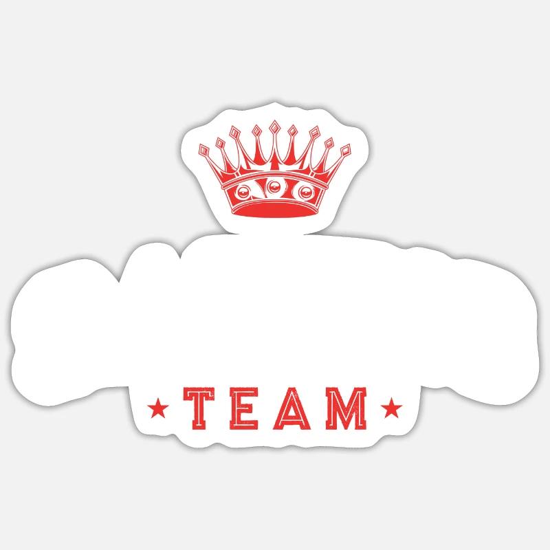 Équipe de voile - Sticker taille S (10 x 10 cm) - blanc mat