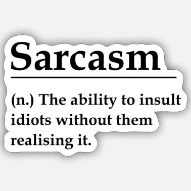 sarcasm Adesivo
