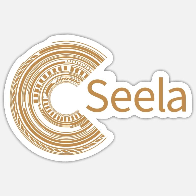 Pour Seela - Sticker taille S (10 x 10 cm) - blanc mat