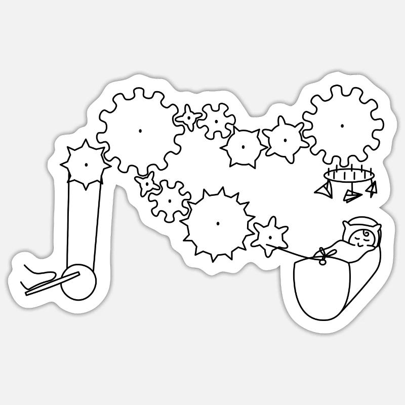 Sticker size S (10 x 10 cm) - 