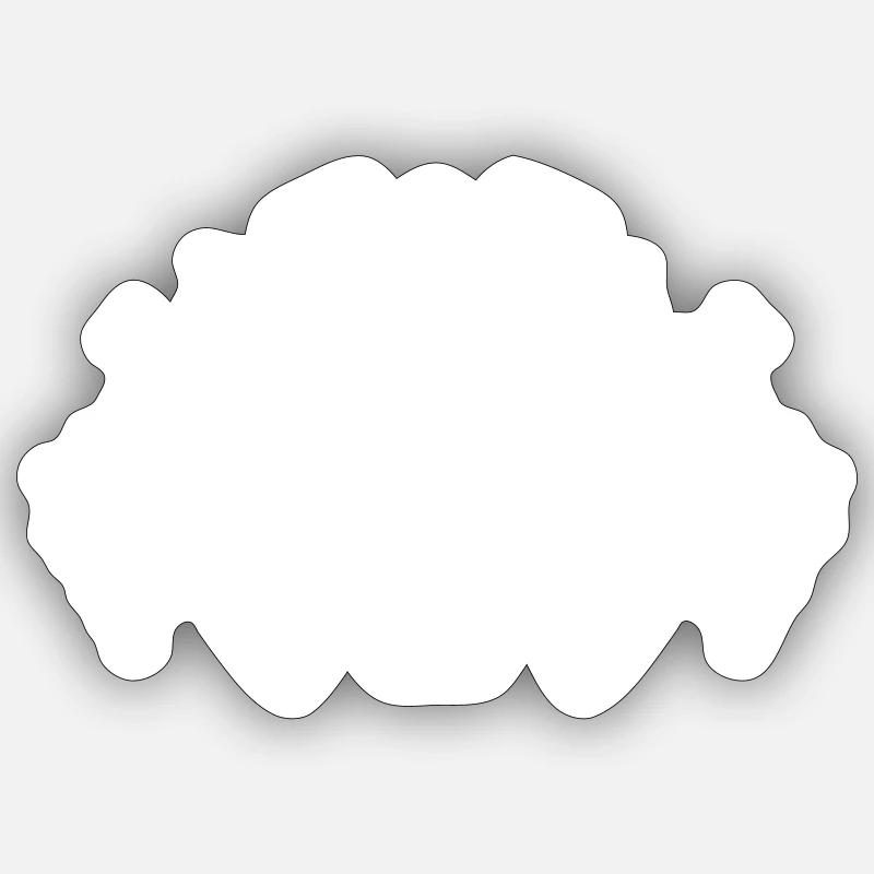 UBS logo - Sticker taille S (10 x 10 cm) - blanc mat