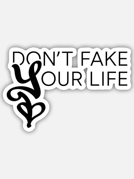 DFYL 01 - Sticker Größe S (10 x 10 cm) - Mattweiß