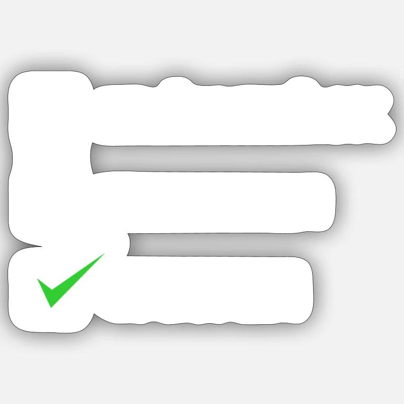 Garten - Sticker Größe S (10 x 10 cm) - Mattweiß