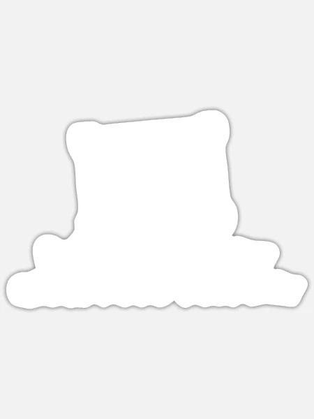 Das ist ein altes Foto von mir - Lustig - Sticker Größe S (10 x 10 cm) - Mattweiß