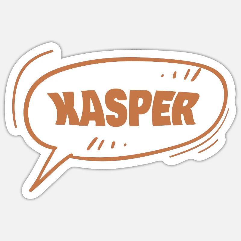 Kasper Kasper Sticker size S (10 x 10 cm)
