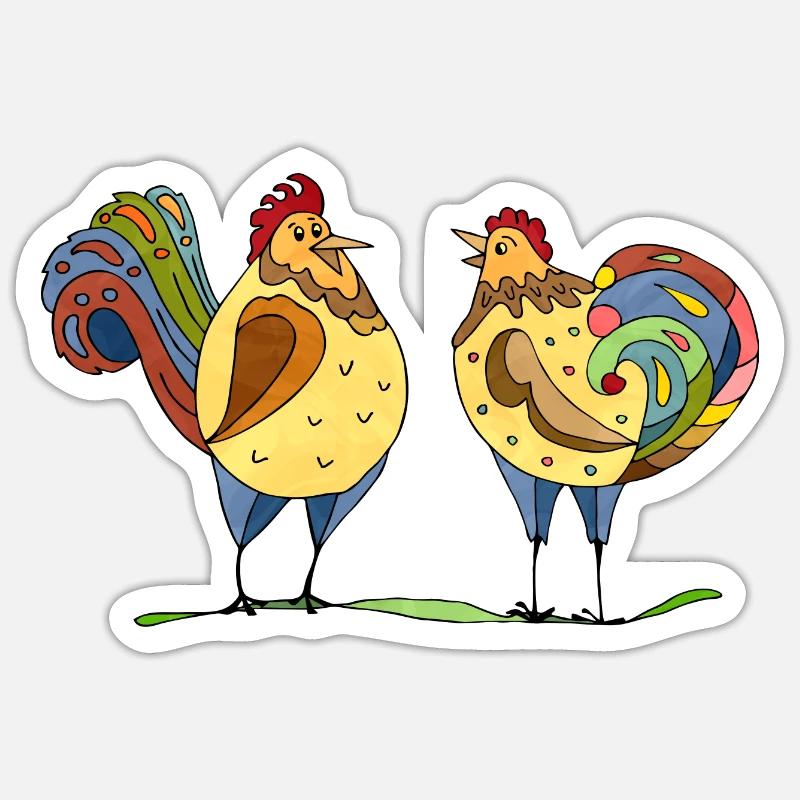 Sticker Größe S (10 x 10 cm) - 
