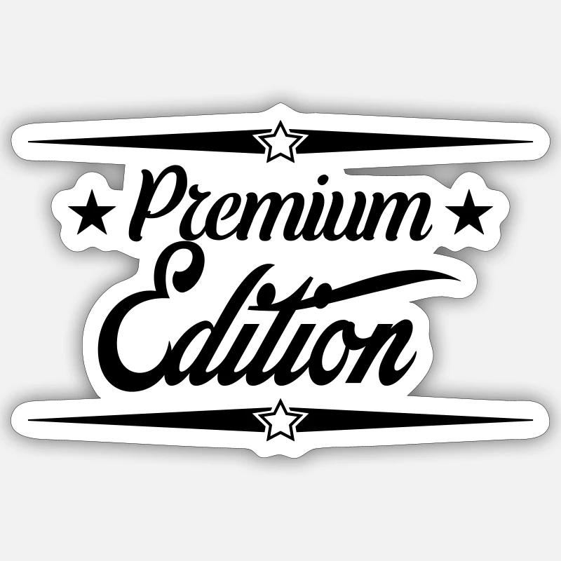 Premium Edition - Sticker size S (10 x 10 cm) - white matte