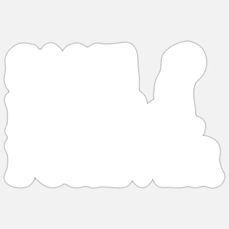 Same penis forever - Sticker taille S (10 x 10 cm) - blanc mat