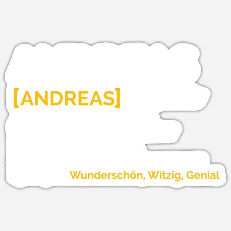 Andreas Sticker Größe S (10 x 10 cm)