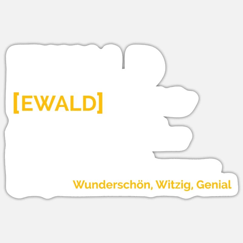 Ewald Sticker Größe S (10 x 10 cm)