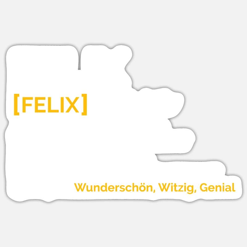 Felix Sticker Größe S (10 x 10 cm)