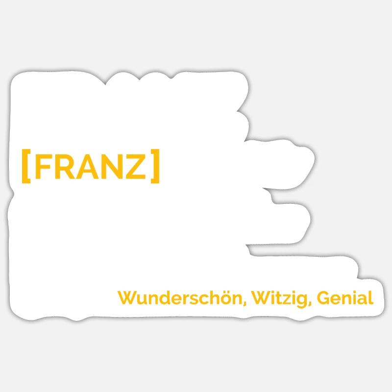 Franz Sticker Größe S (10 x 10 cm)