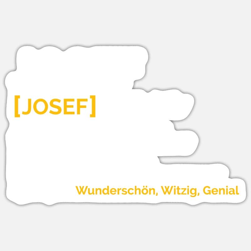 Josef Sticker Größe S (10 x 10 cm)