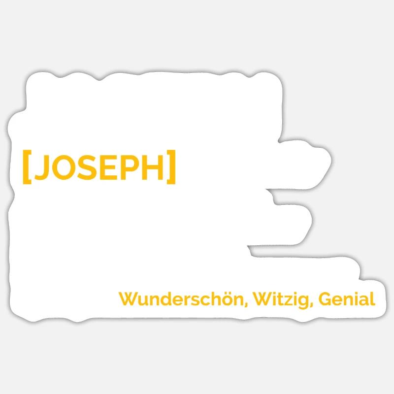 Joseph Sticker Größe S (10 x 10 cm)