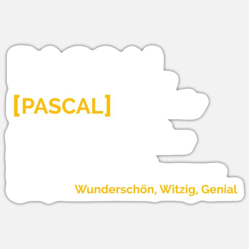 Pascal Sticker Größe S (10 x 10 cm)