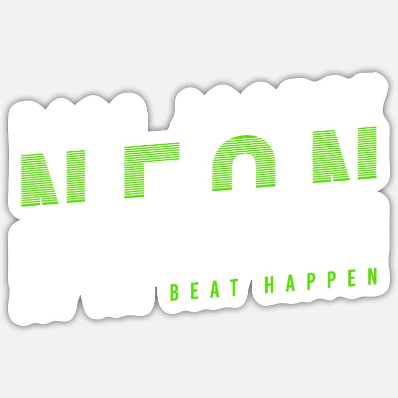 DJ Suono Techno Sticker formato S (10 x 10 cm)
