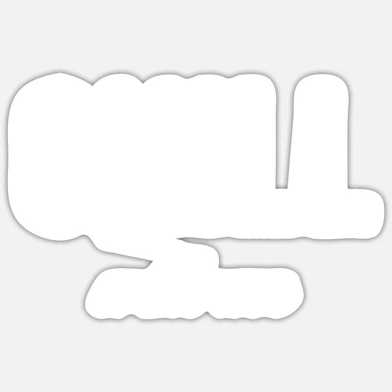 Chill with me Sticker taille S (10 x 10 cm)