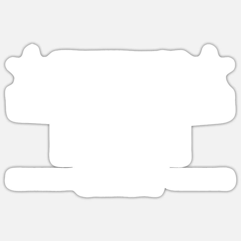 Moin - Sticker Größe S (10 x 10 cm) - Mattweiß